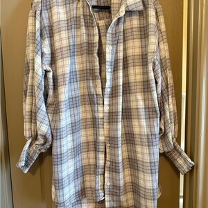 Before You With Love Plaid Button-Up Shirt
